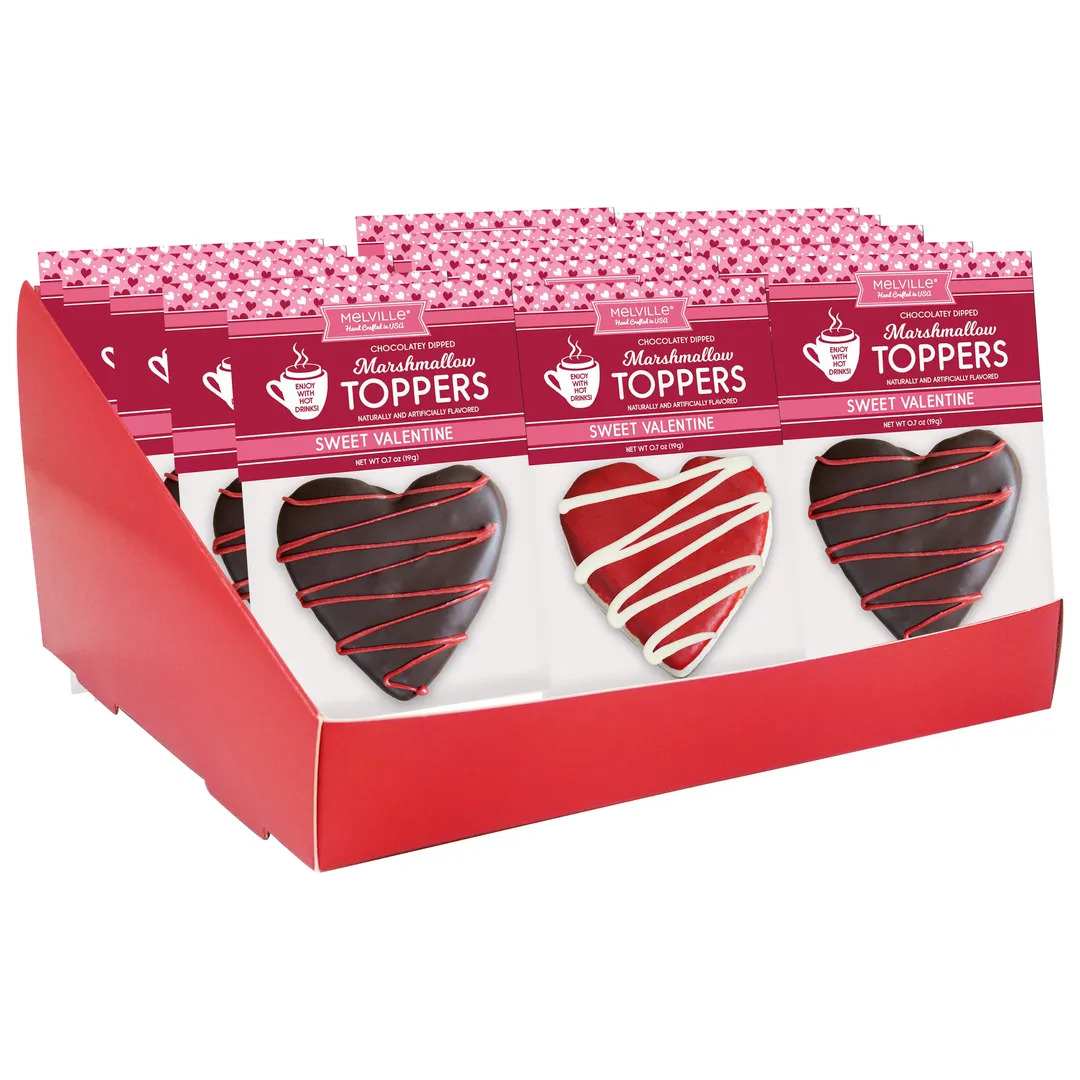 Chocolatey Heart Marshmallow Toppers variant