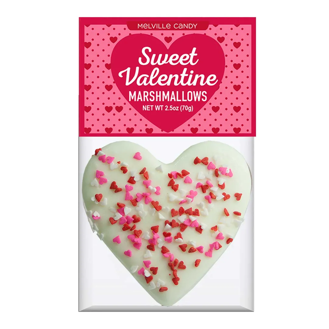 Confetti Heart Marshmallow Toppers 4ct