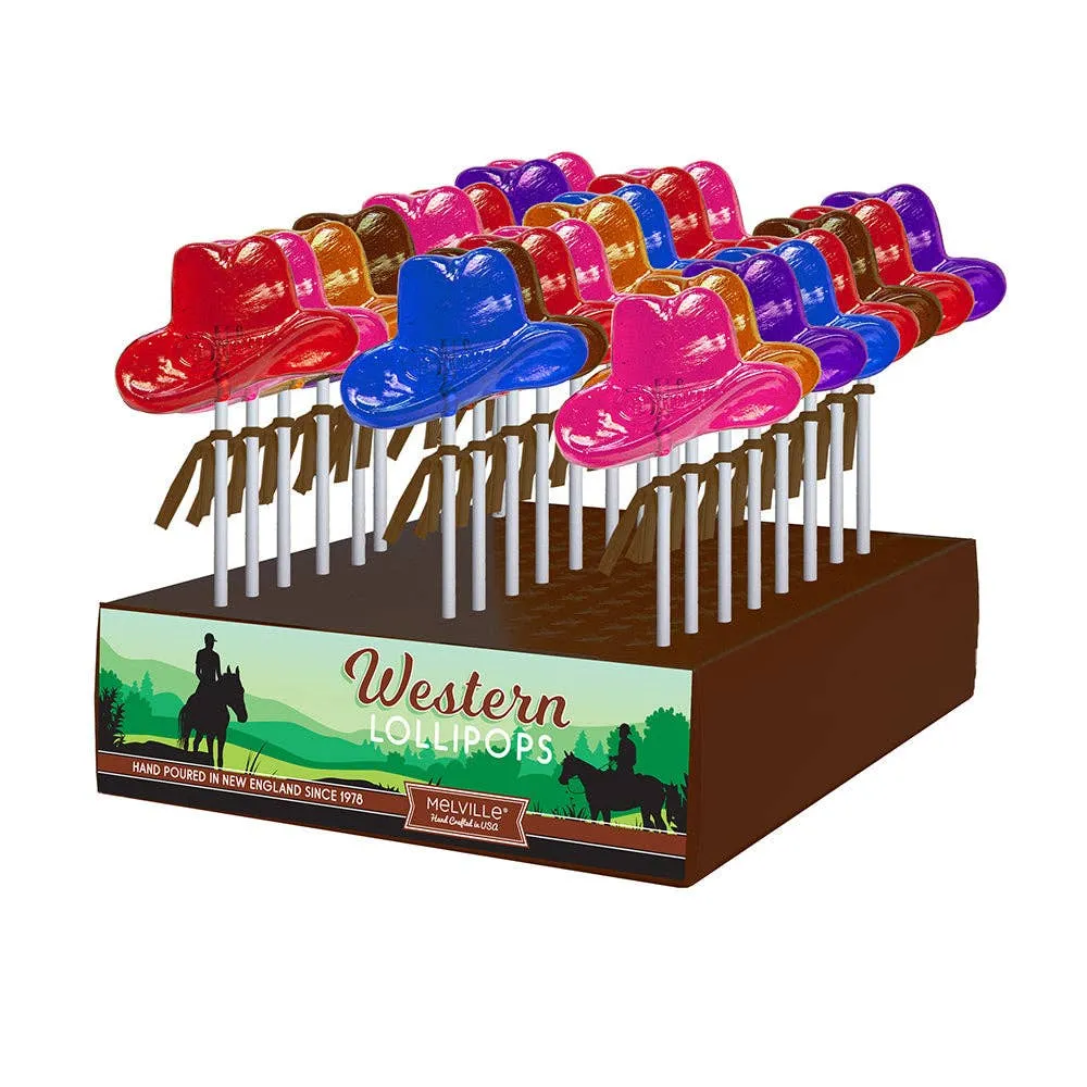 Cowboy Hat Lollipops - Assorted variant