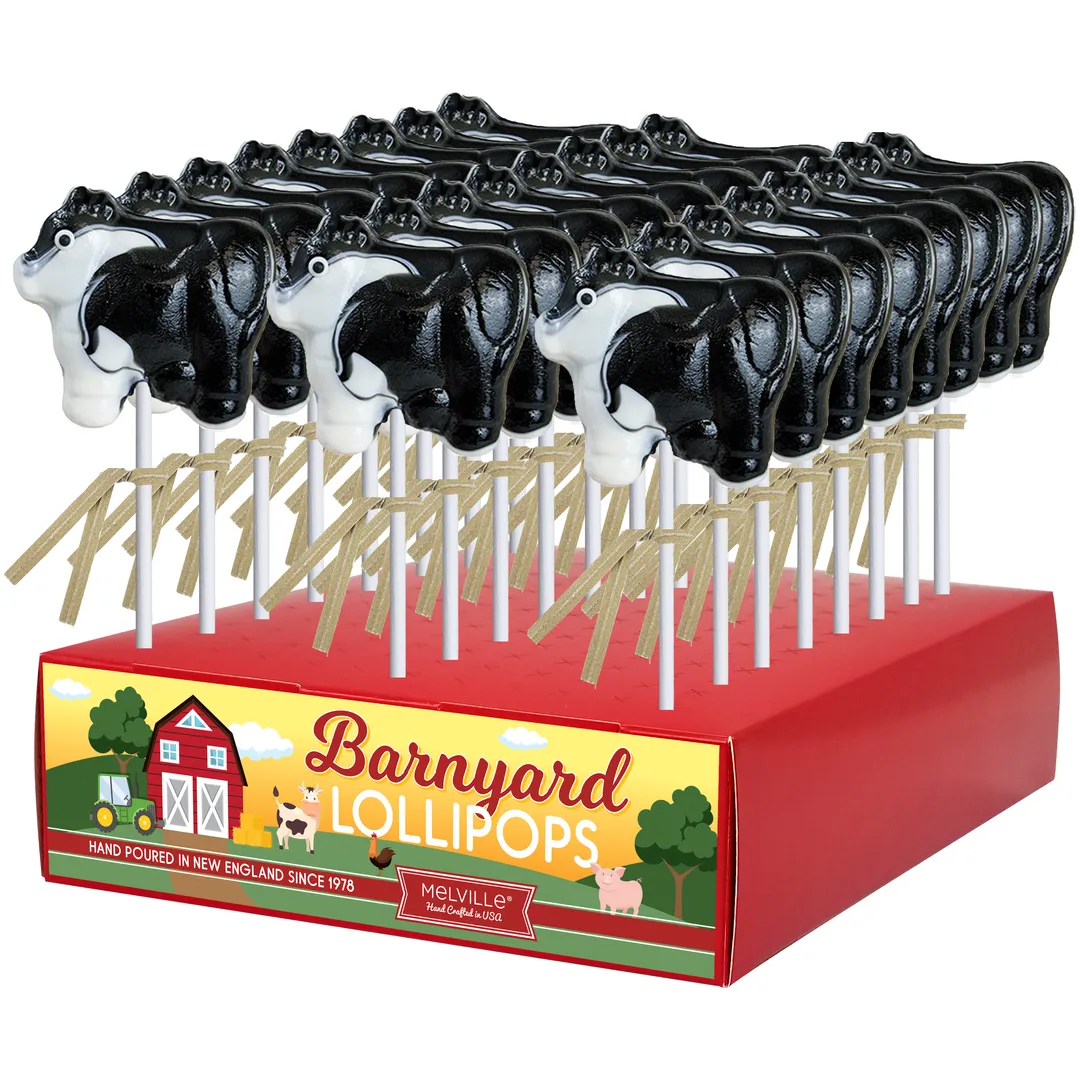 Cow Swirl Lollipops variant
