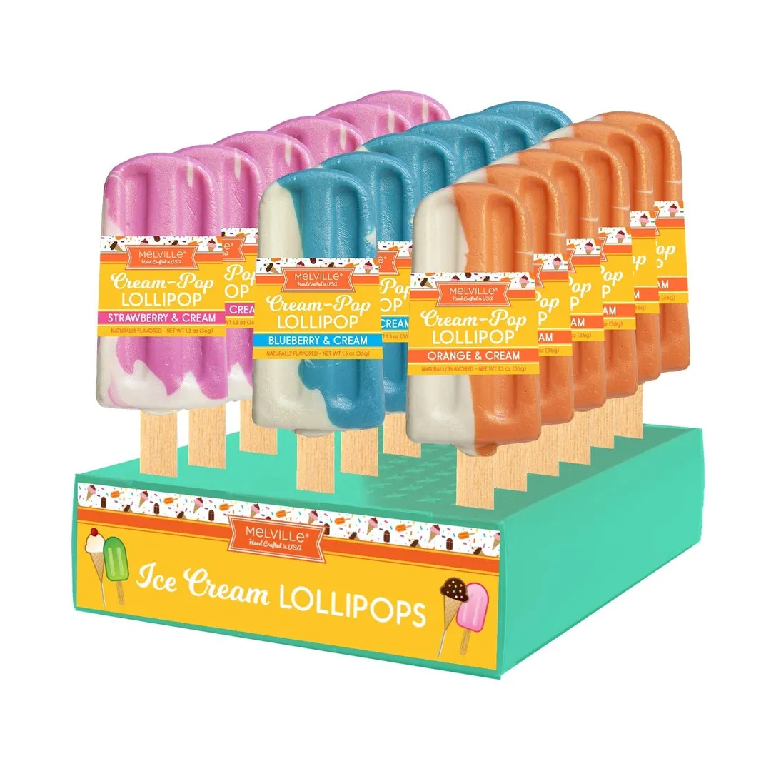Cream-Pop Lollipops - Assorted variant