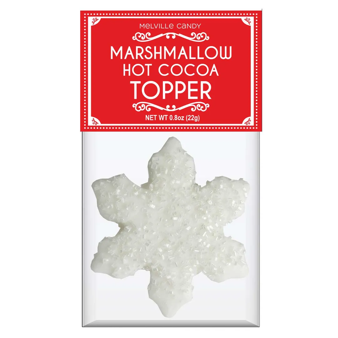 Crystal Snowflake Marshmallow Toppers - 4ct Gusset Bag variant