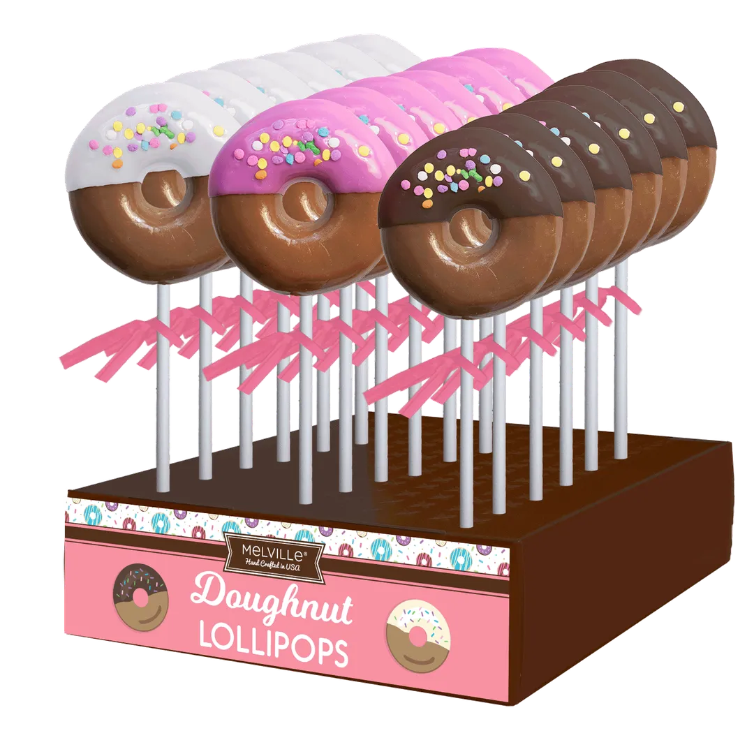 Dipped Confetti Doughnut Lollipops variant