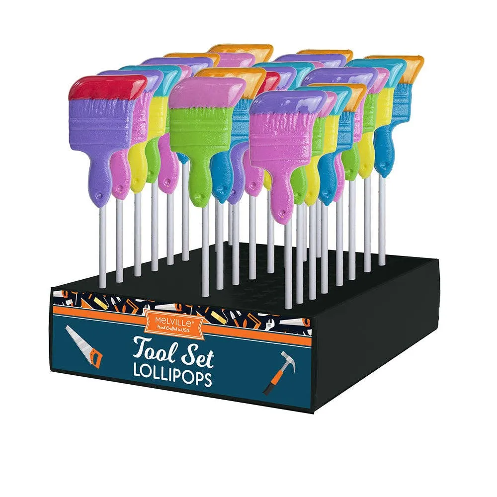 Dipped Paintbrush Lollipops - Assorted variant