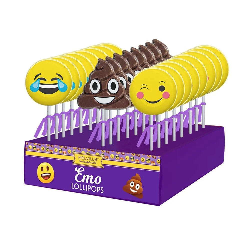 Emoji & Poop Lollipops - Assorted variant