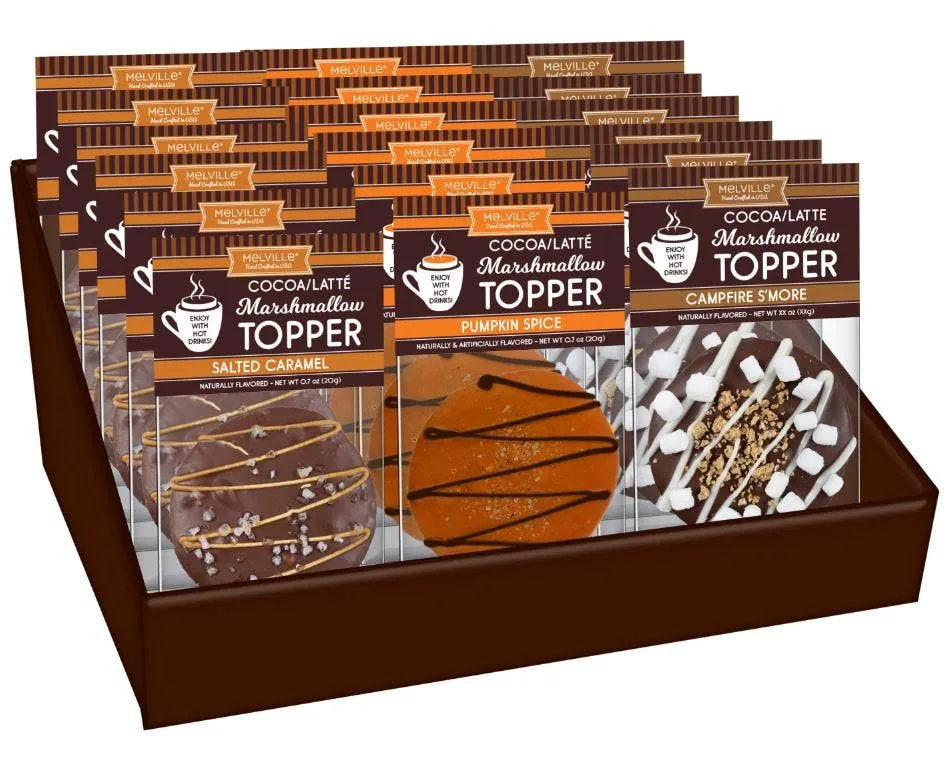 Fall Chocolatey-Dipped Marshmallow Toppers - Assorted variant