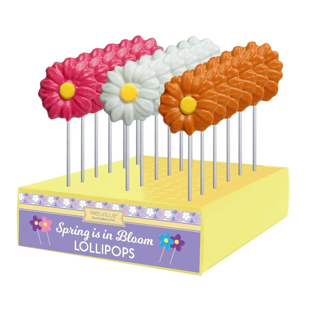 Fancy Daisy Lollipops - Assorted variant