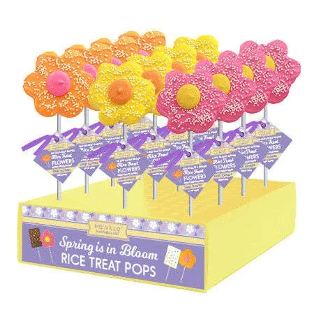 Flower Rice Treat Pops - Assorted variant