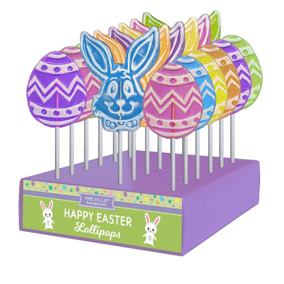 Frosted Egg & Bunny Lollipops - Assorted variant