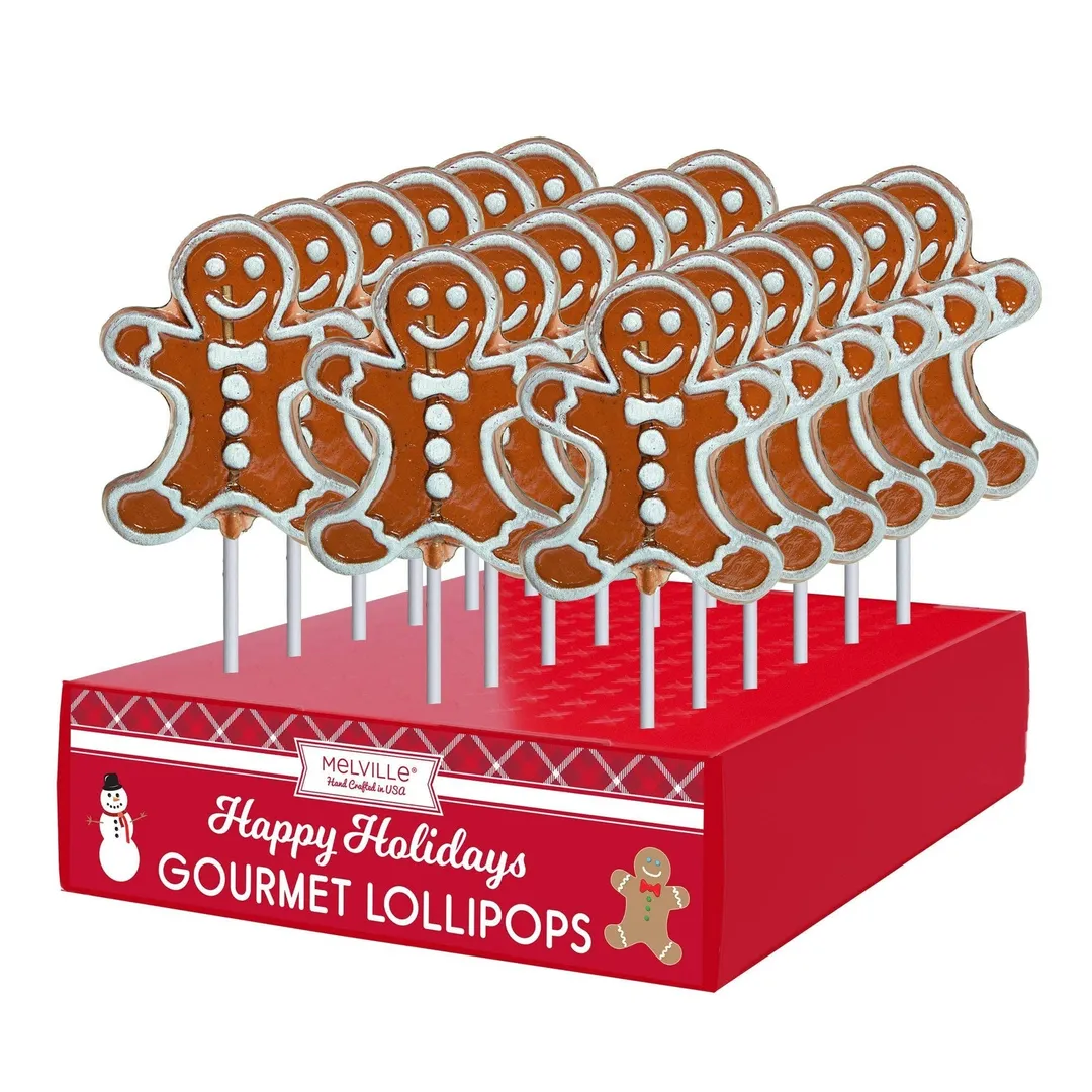 Frosted Gingerbread Man Lollipops variant