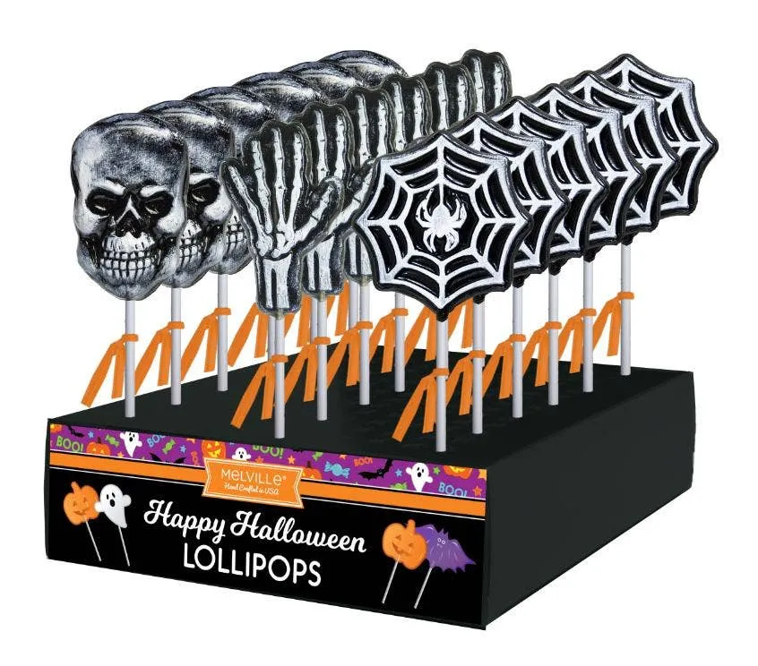 Frosted Halloween Lollipops - Assorted variant