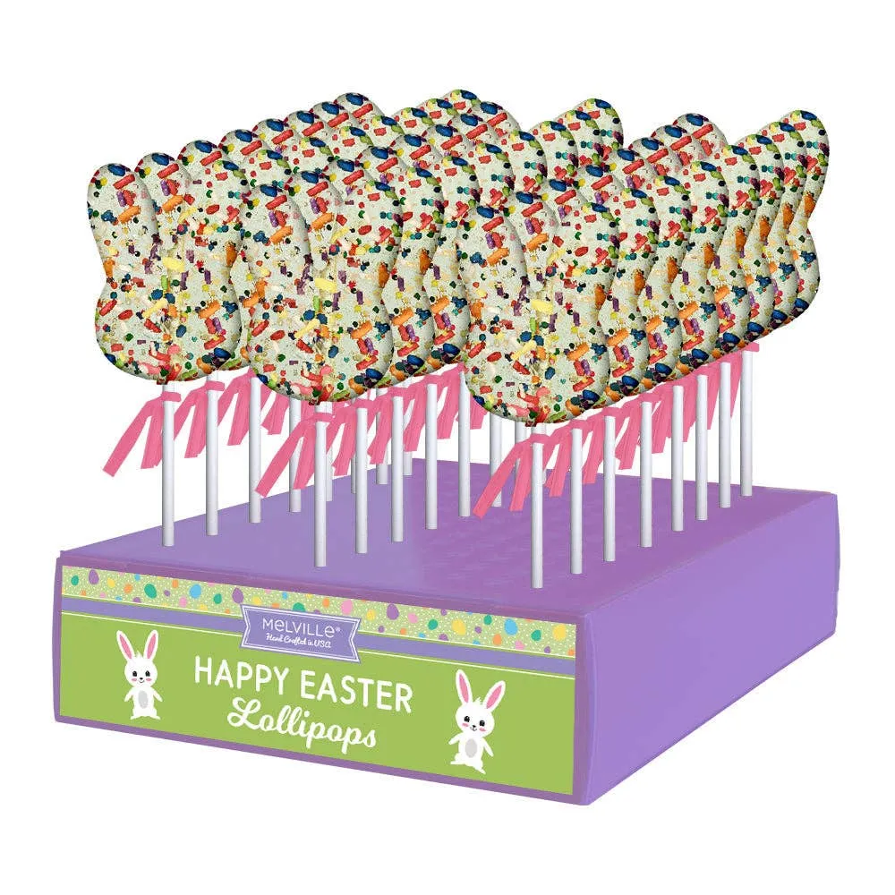 Funfetti Bunny Face Lollipops variant