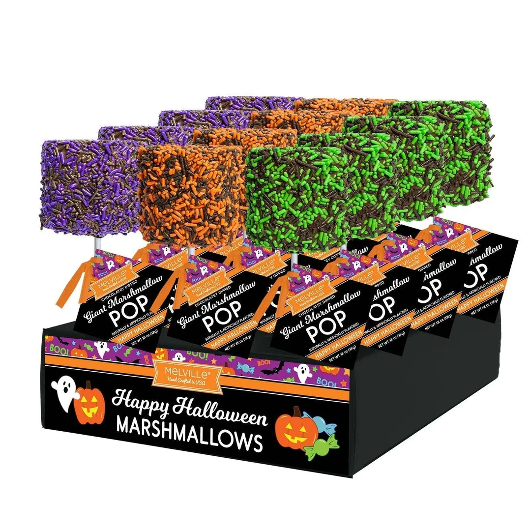 Giant Marshmallow Pops - Assorted Halloween variant