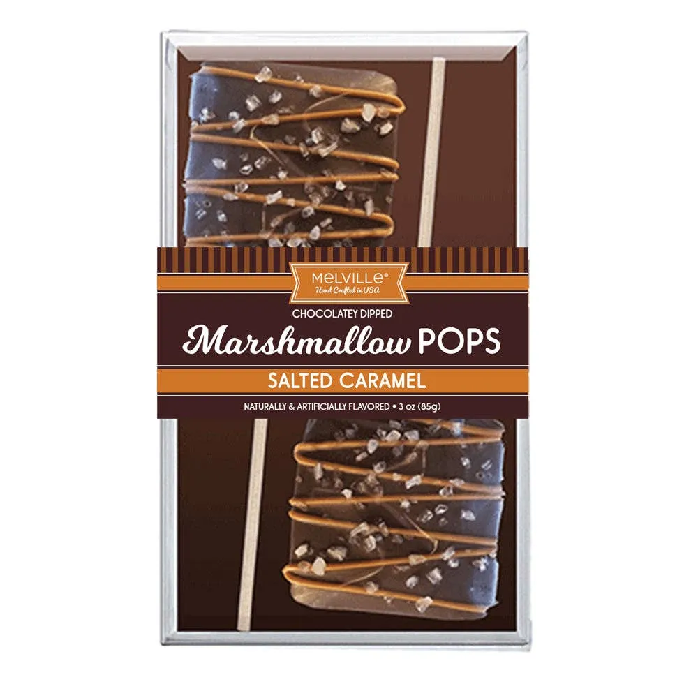 Giant Marshmallow Pops - Caramel Sea Salt variant
