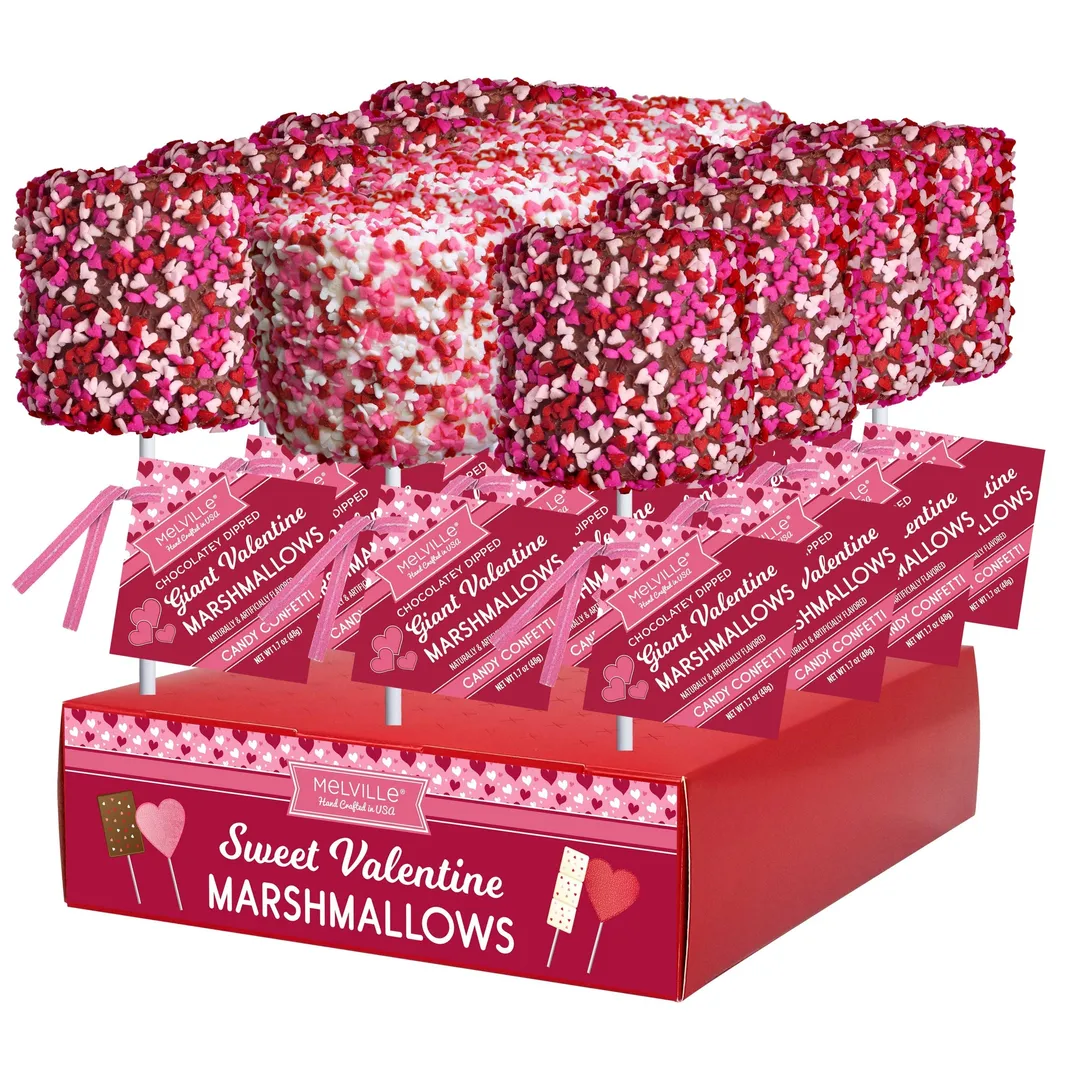 Giant Marshmallow Pops - Confetti Chocolatey-Dipped variant