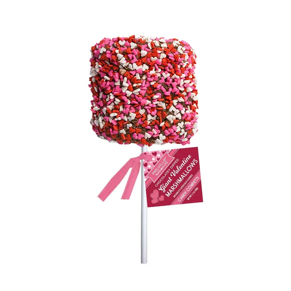 Giant Marshmallow Pops - Confetti Chocolatey-Dipped variant