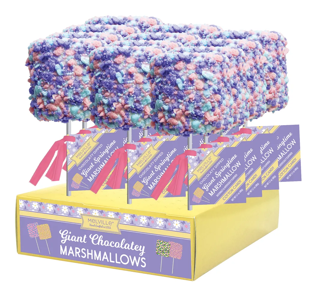 Giant Marshmallow Pops - Cotton Candy variant
