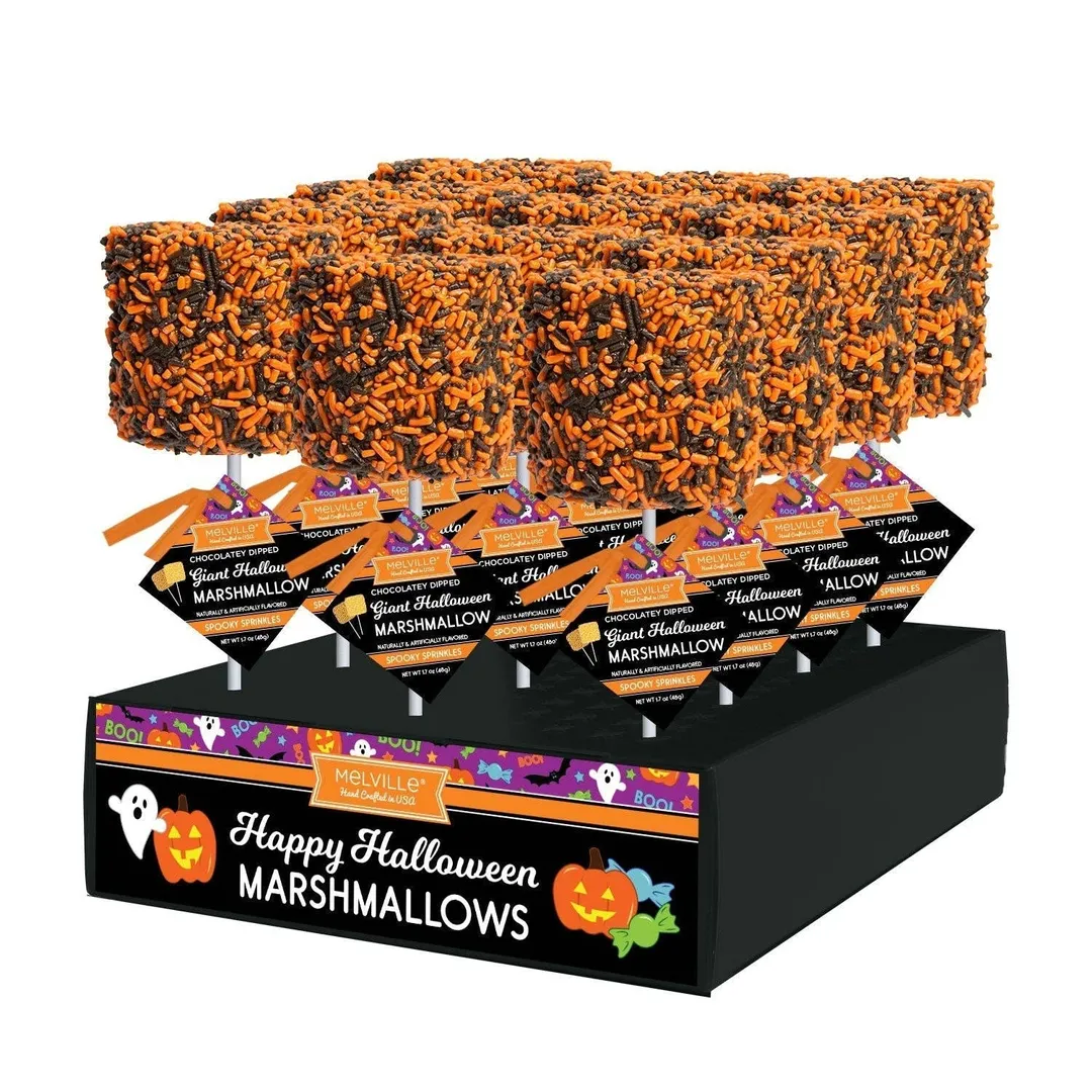 Giant Marshmallow Pops - Halloween Sprinkle variant
