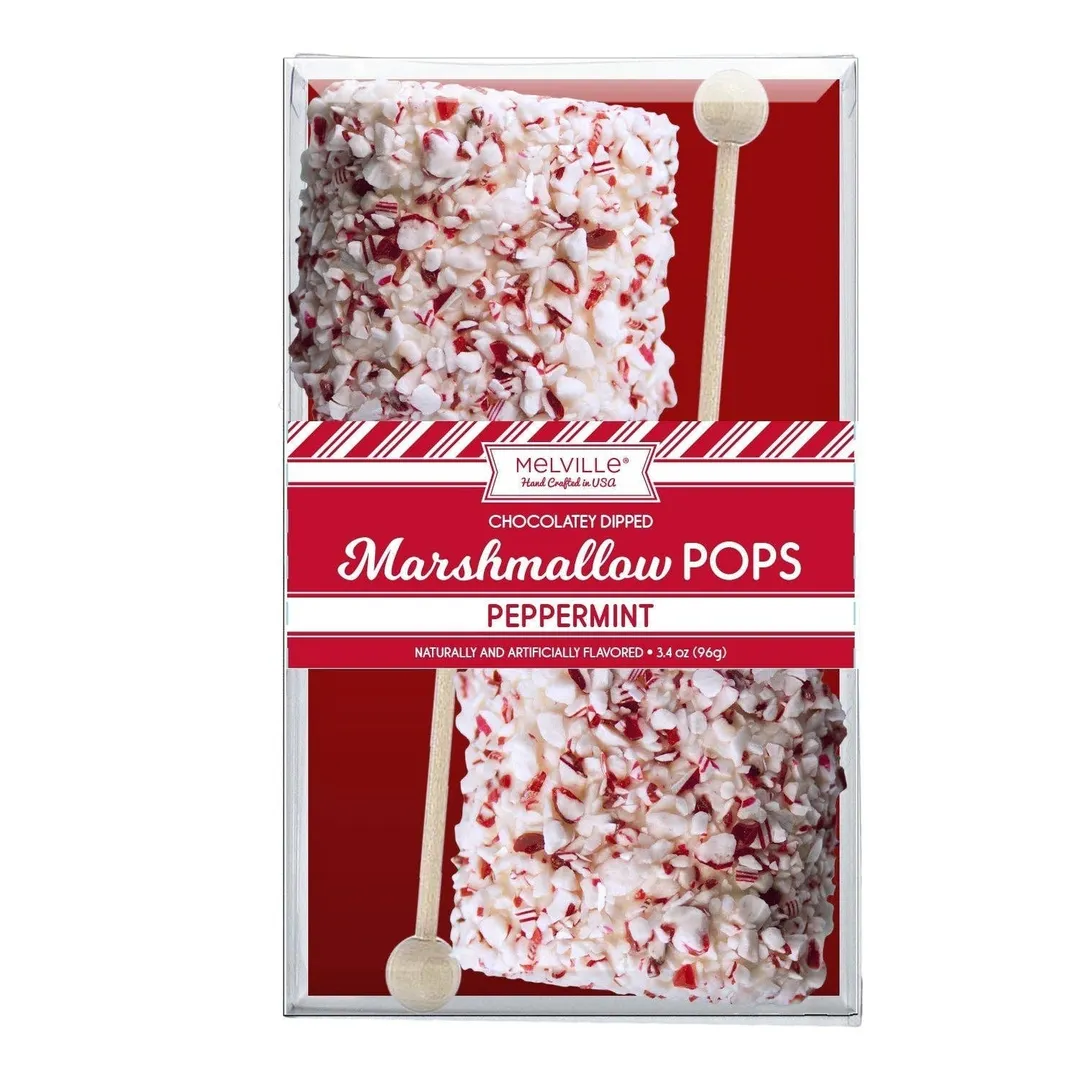 Giant Marshmallow Pops - Peppermint Dark Chocolatey Coating variant