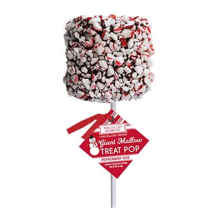 Giant Marshmallow Pops - Peppermint Dark Chocolatey Coating variant