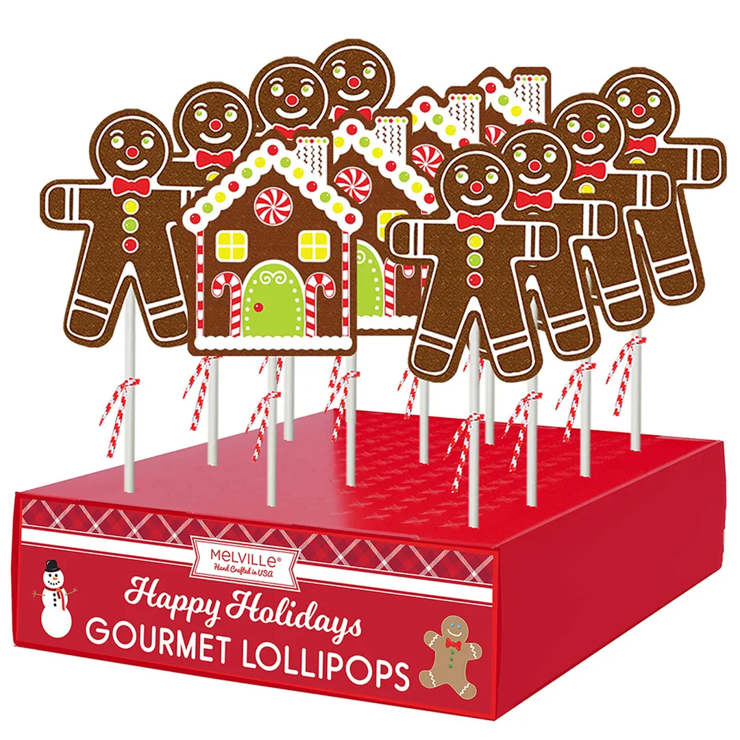 Gingerbread Boy & House Lollipops variant