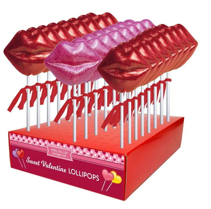 Glitter Lip Lollipops - Red & Pink variant