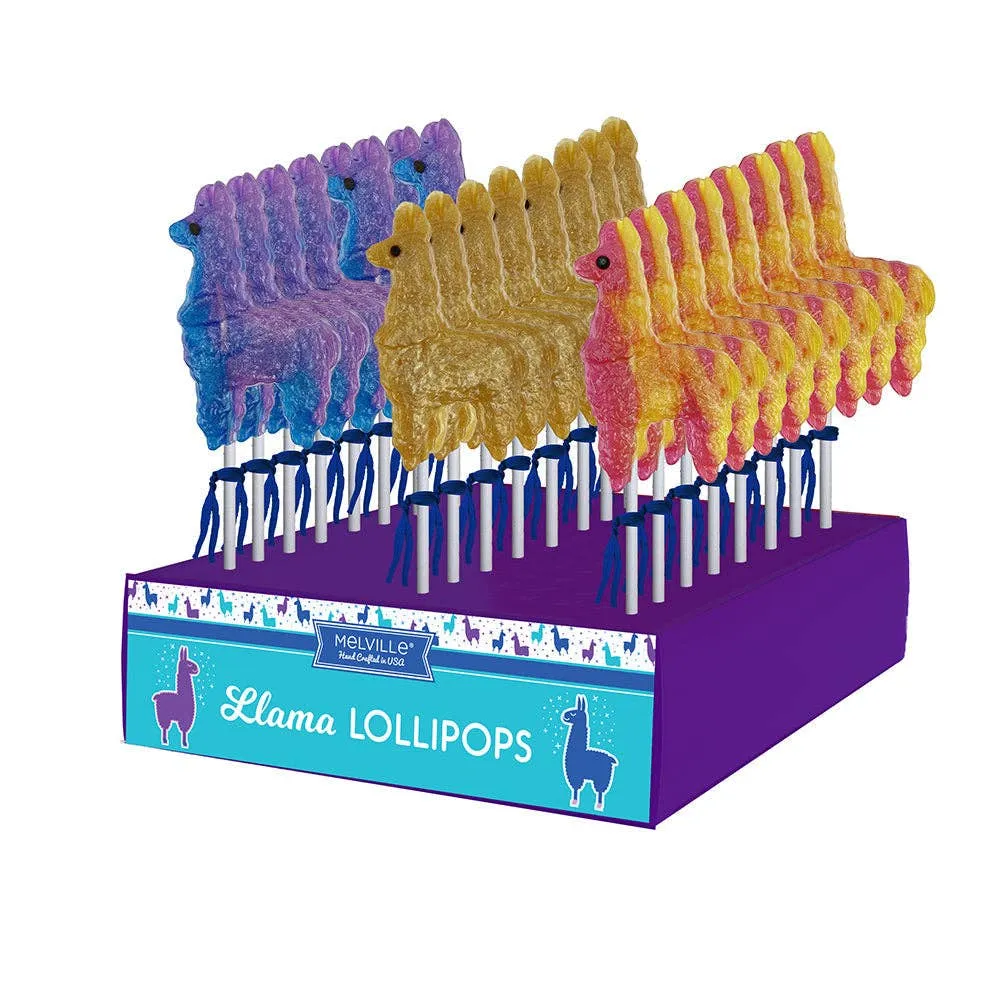 Glitter Llama Lollipops - Assorted variant