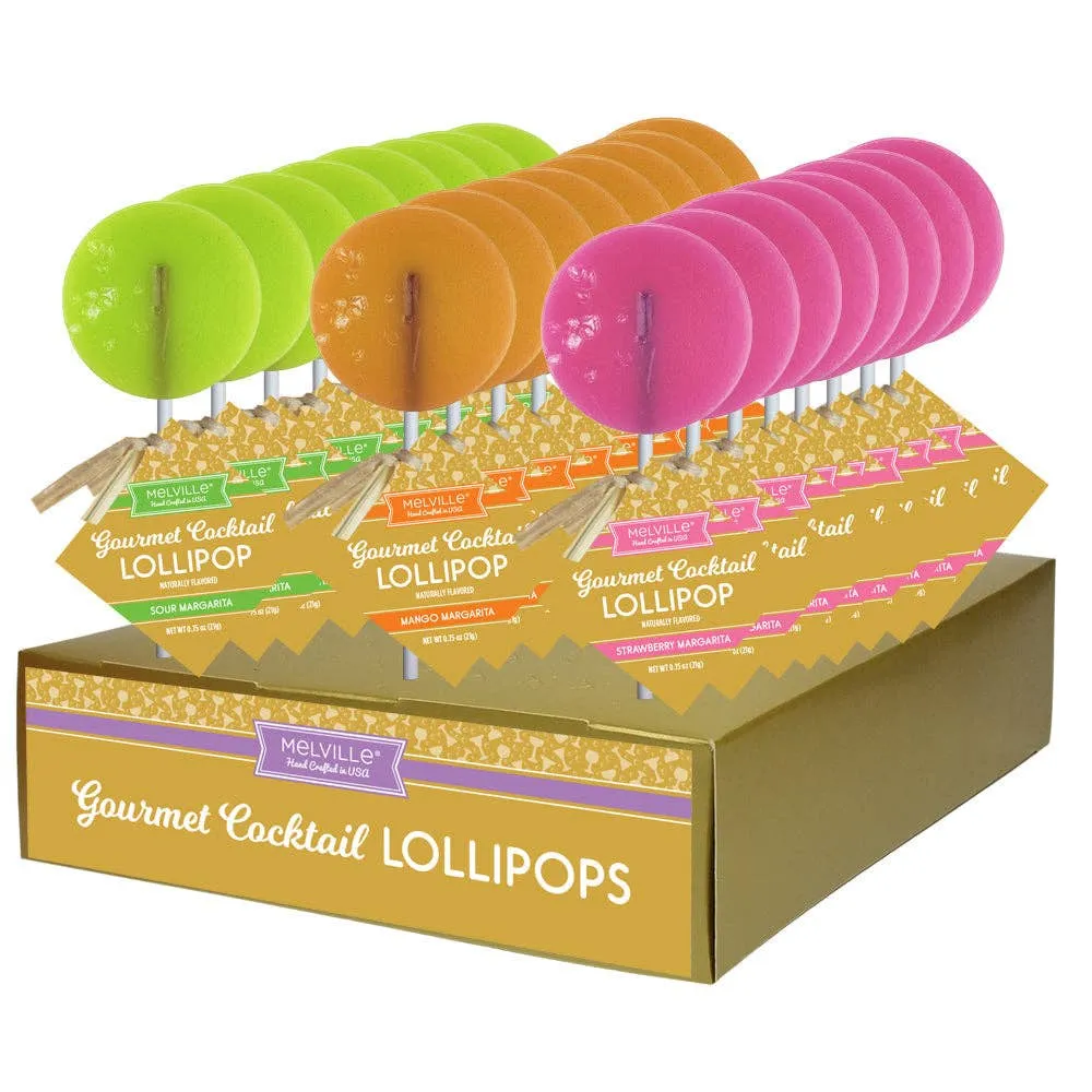 Gourmet Cocktail Lollipops - Assorted Margarita variant