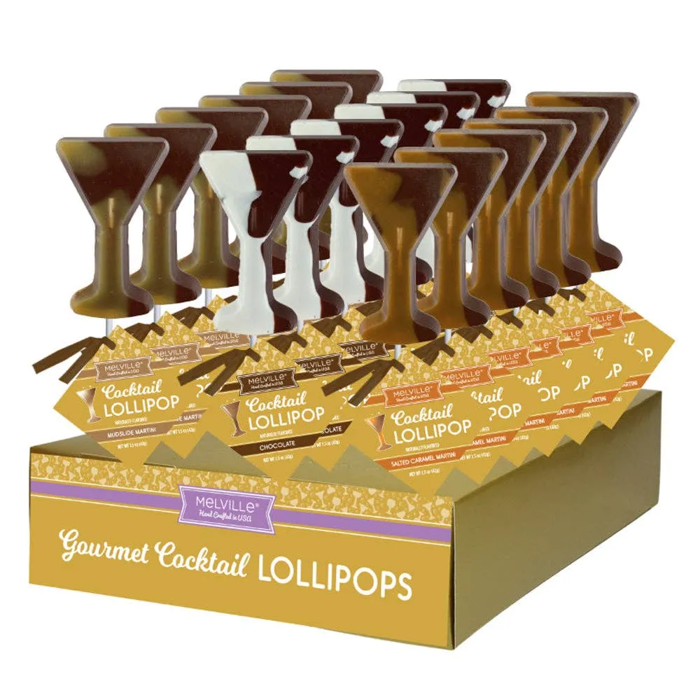 Gourmet Cocktail Lollipops - Assorted Mini Chocolate variant