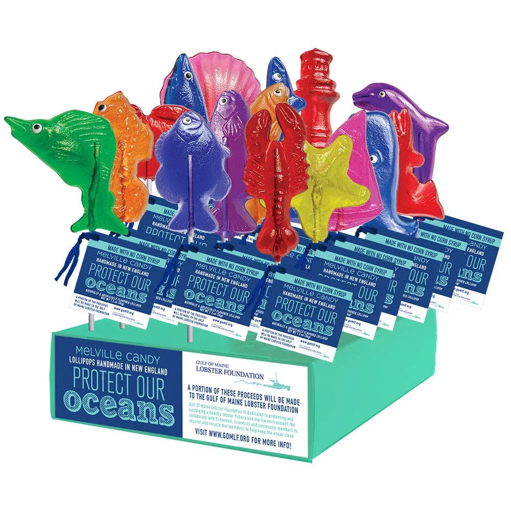 "Gulf of Maine Lobster Foundation" Assorted Seacoast Lollipops variant