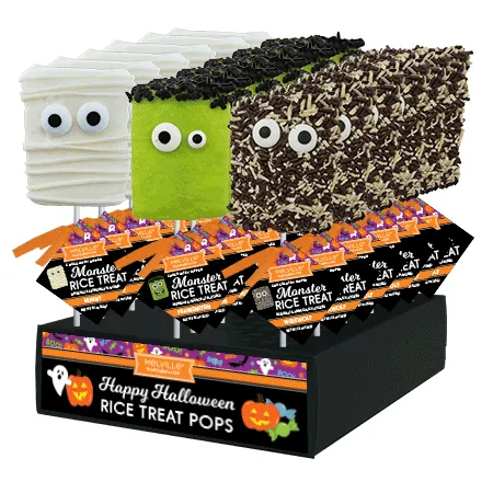 Halloween Monster Rice Treat Pops - Assorted variant