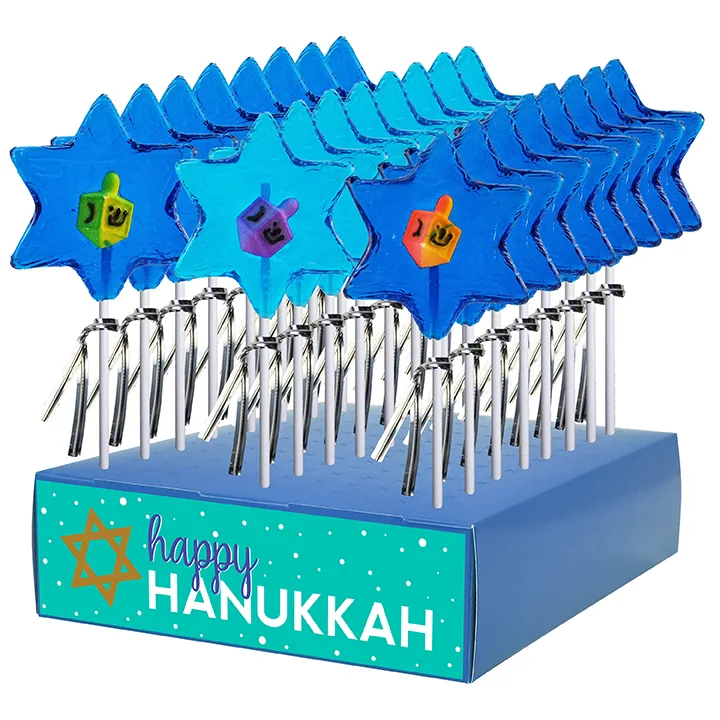 Hanukkah Lollipops - Star of David variant