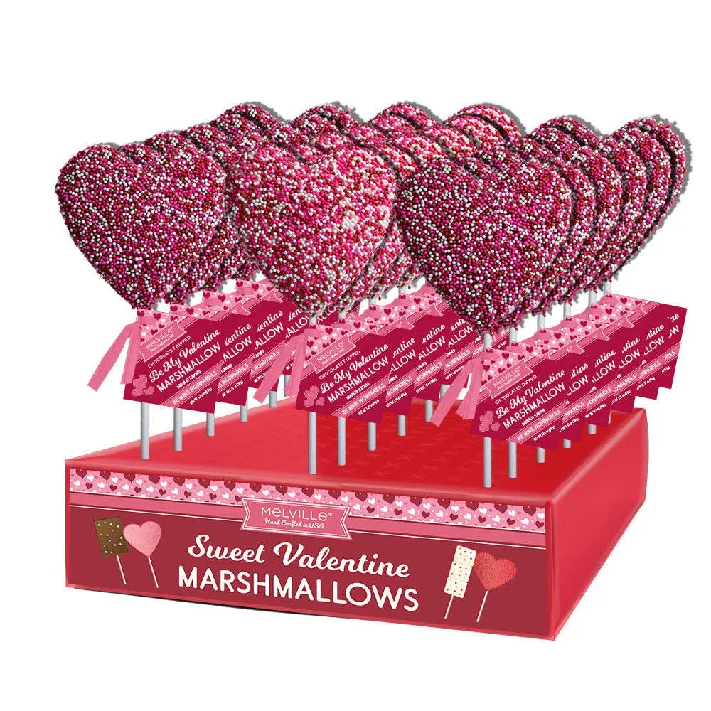 Heart Nonpareils Marshmallow Pops variant