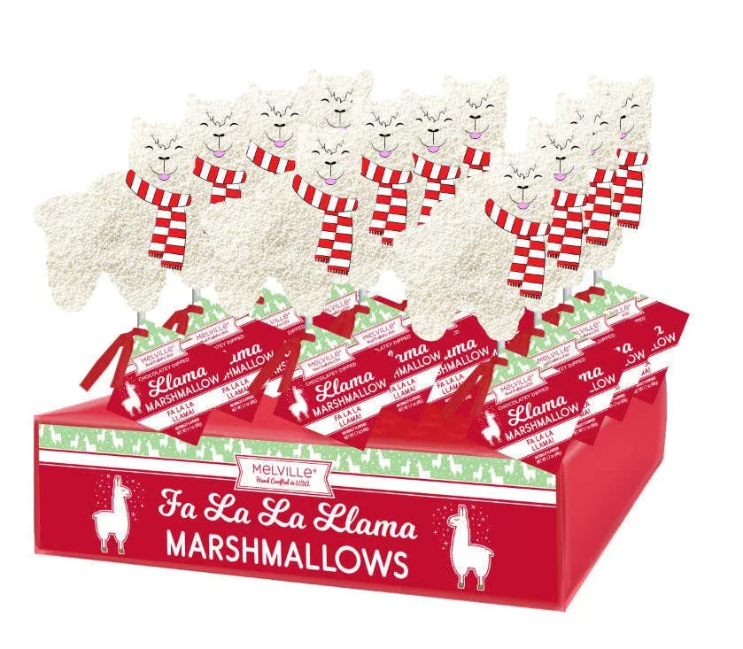 Holiday Llama Marshmallow Pops variant