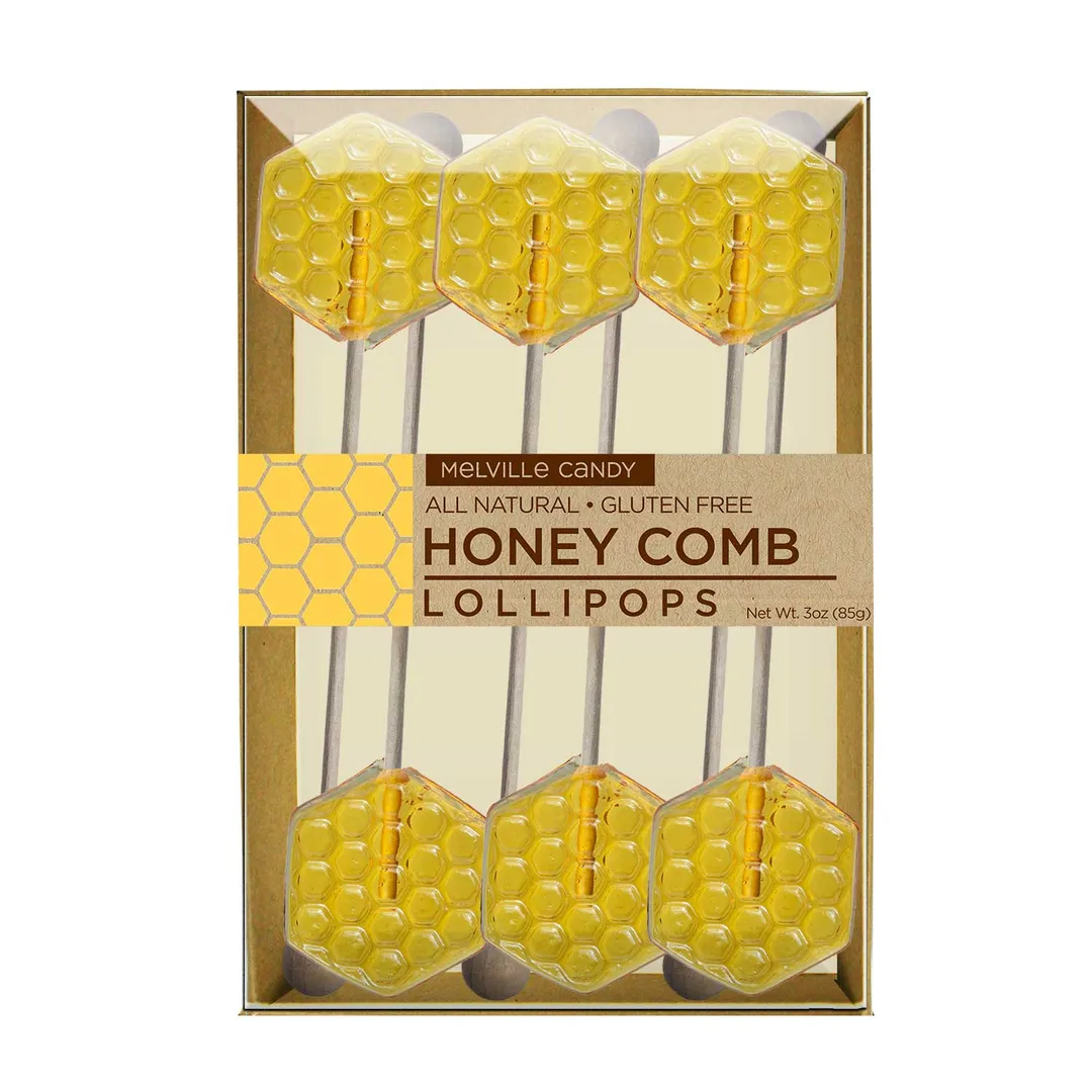 Honeycomb Honey Lollipops variant
