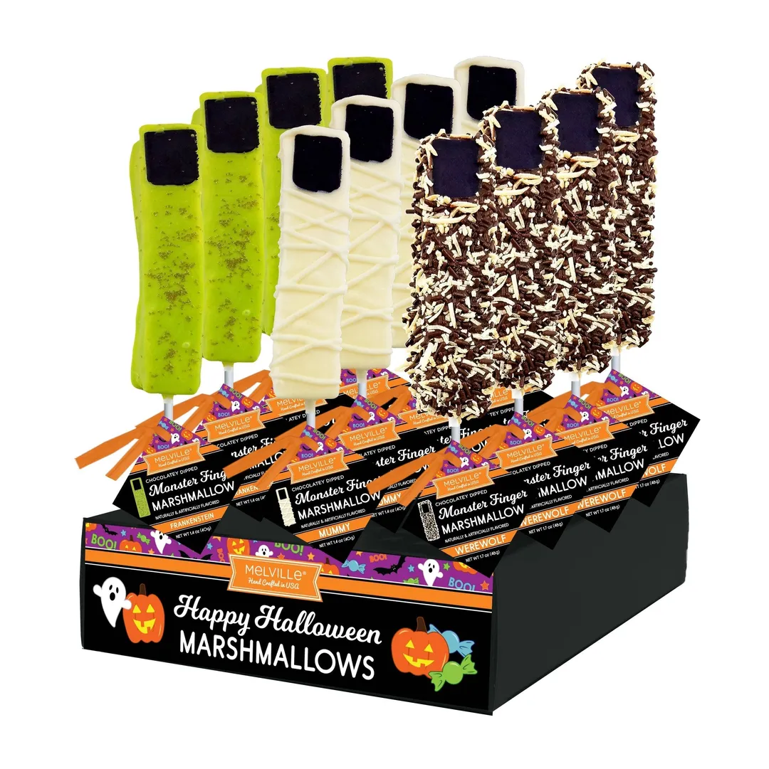 Monster Finger Marshmallow Pops - Assorted variant