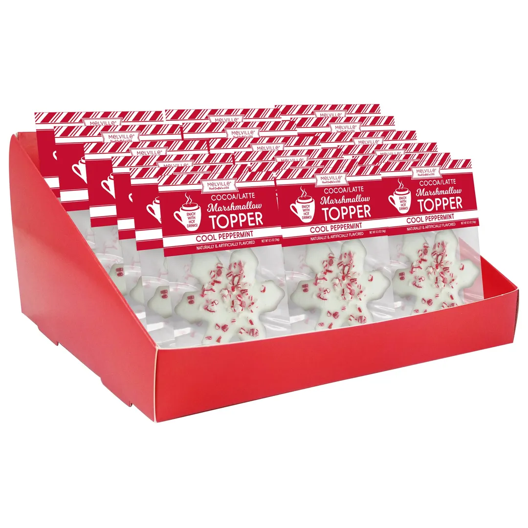 Peppermint Snowflake Marshmallow Toppers variant