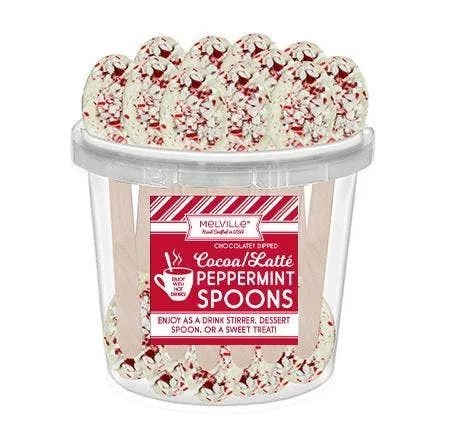 Peppermint White Chocolatey-Dipped Spoons variant