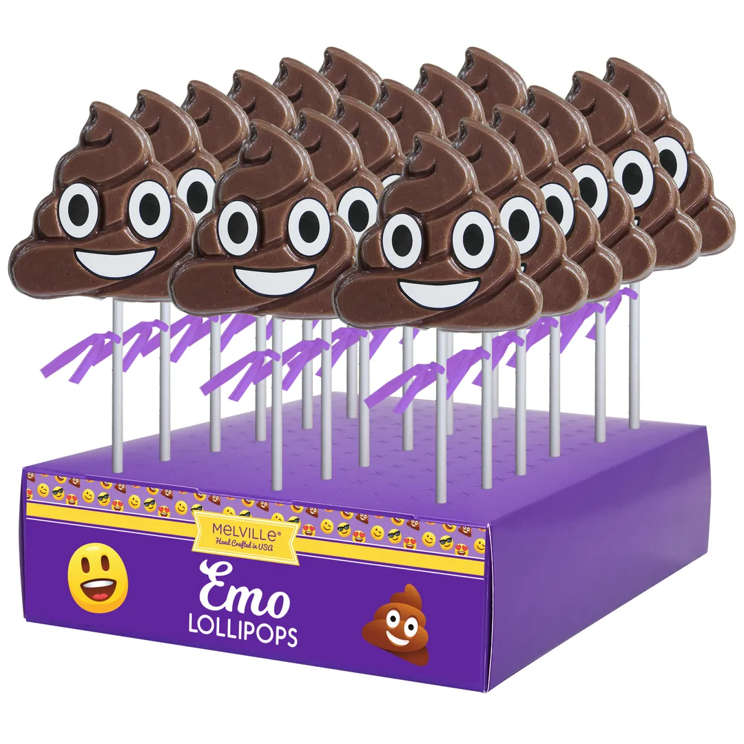Poop Emoji Lollipops variant