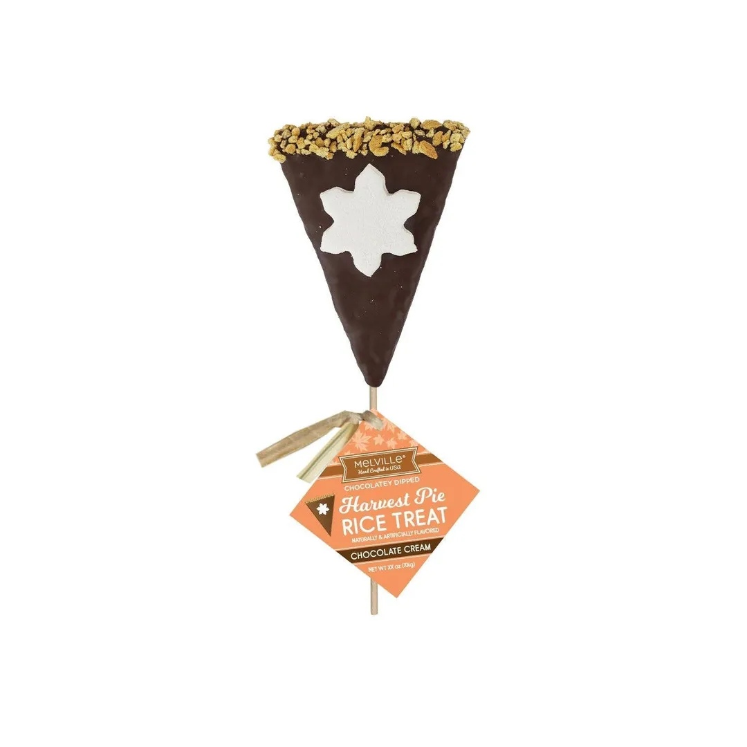 Rice Treat Pie Pops, Pumpkin & Chocolatey Cream variant