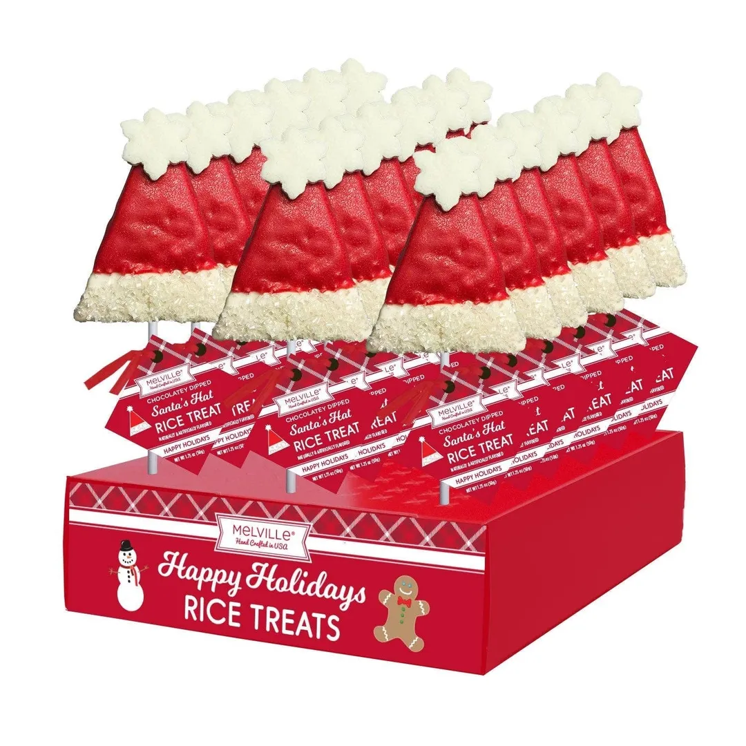 Santa Hat Rice Treat Pops variant
