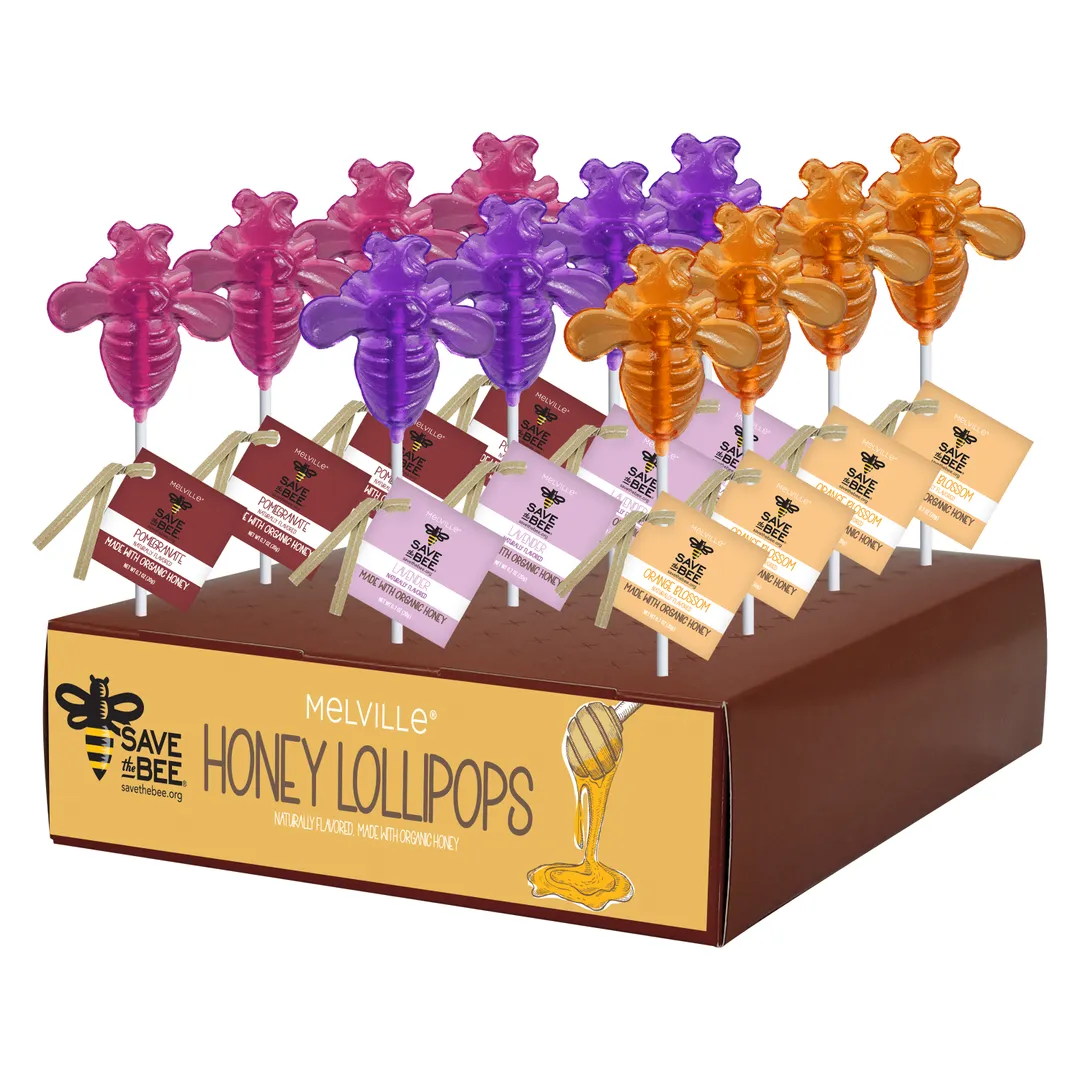"Save The Bee" Honey Lollipops variant