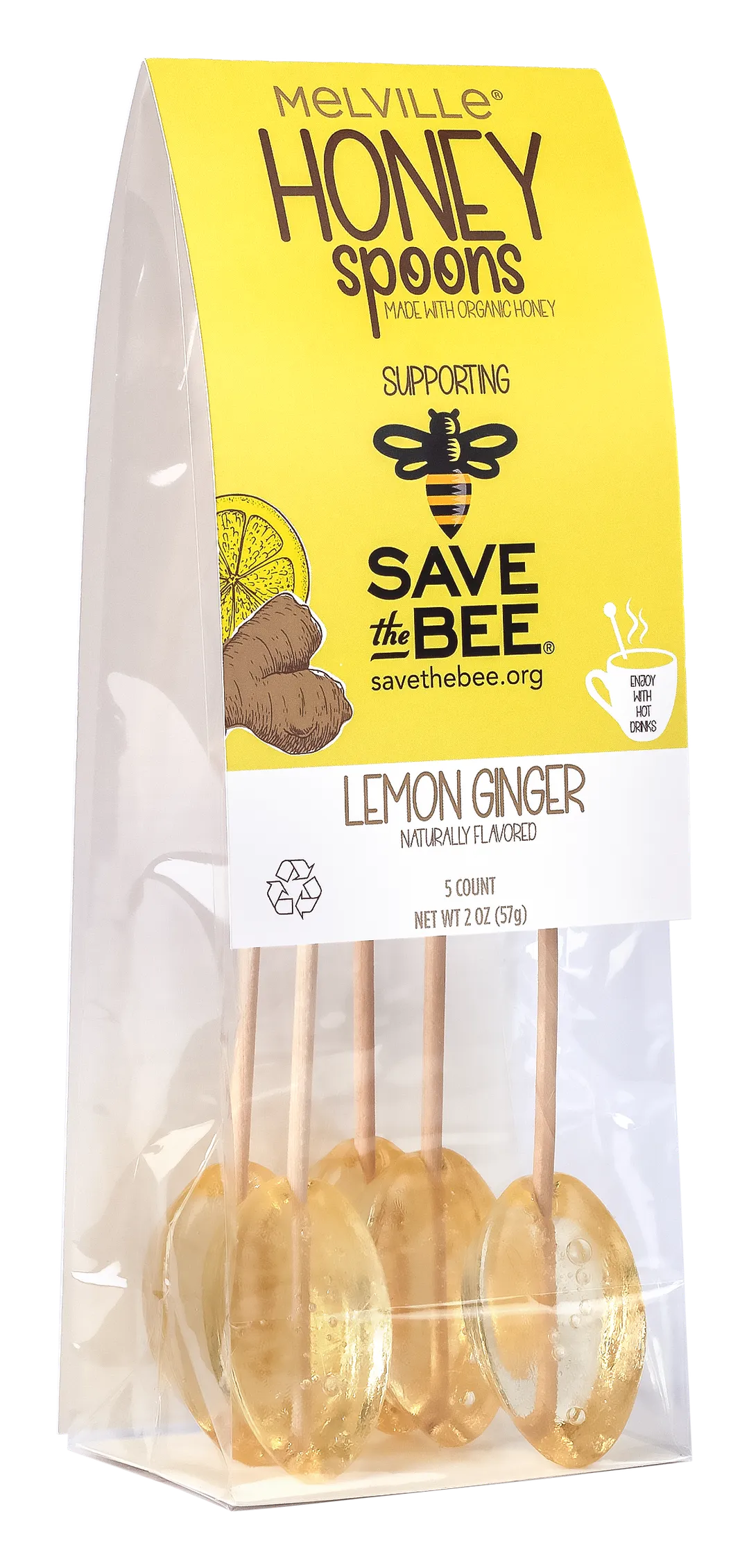 "Save The Bee" Honey Spoons