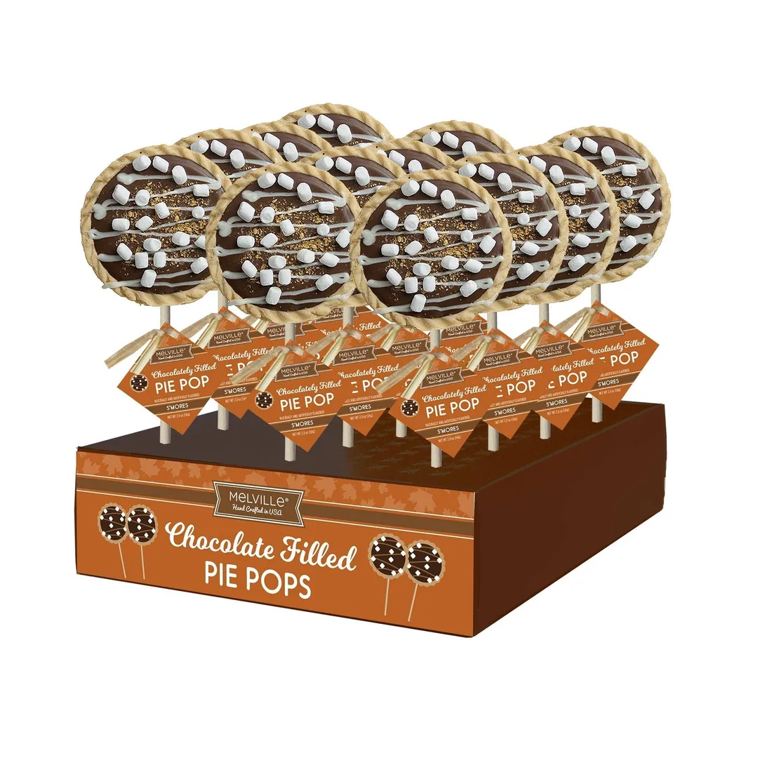 S'more Milk Chocolatey Fudge Pie Pops variant