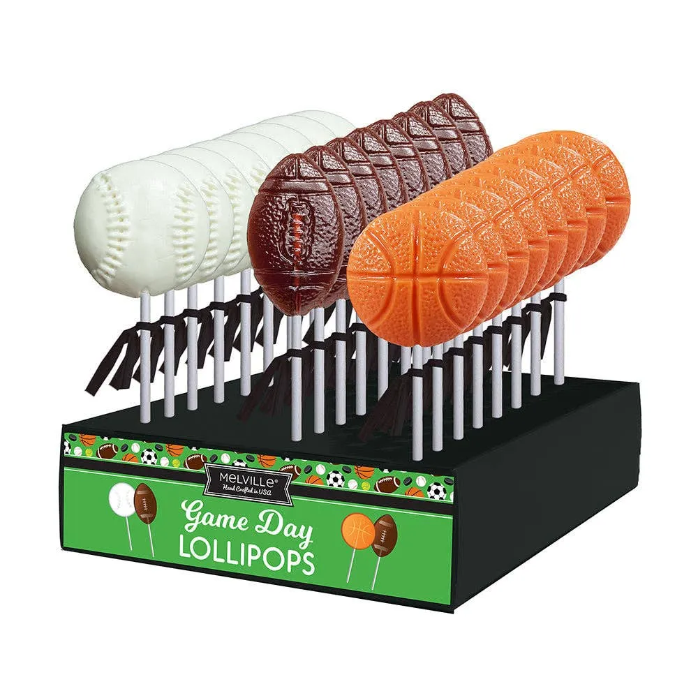 Sports Lollipops - Baseball, Football, Basketball variant
