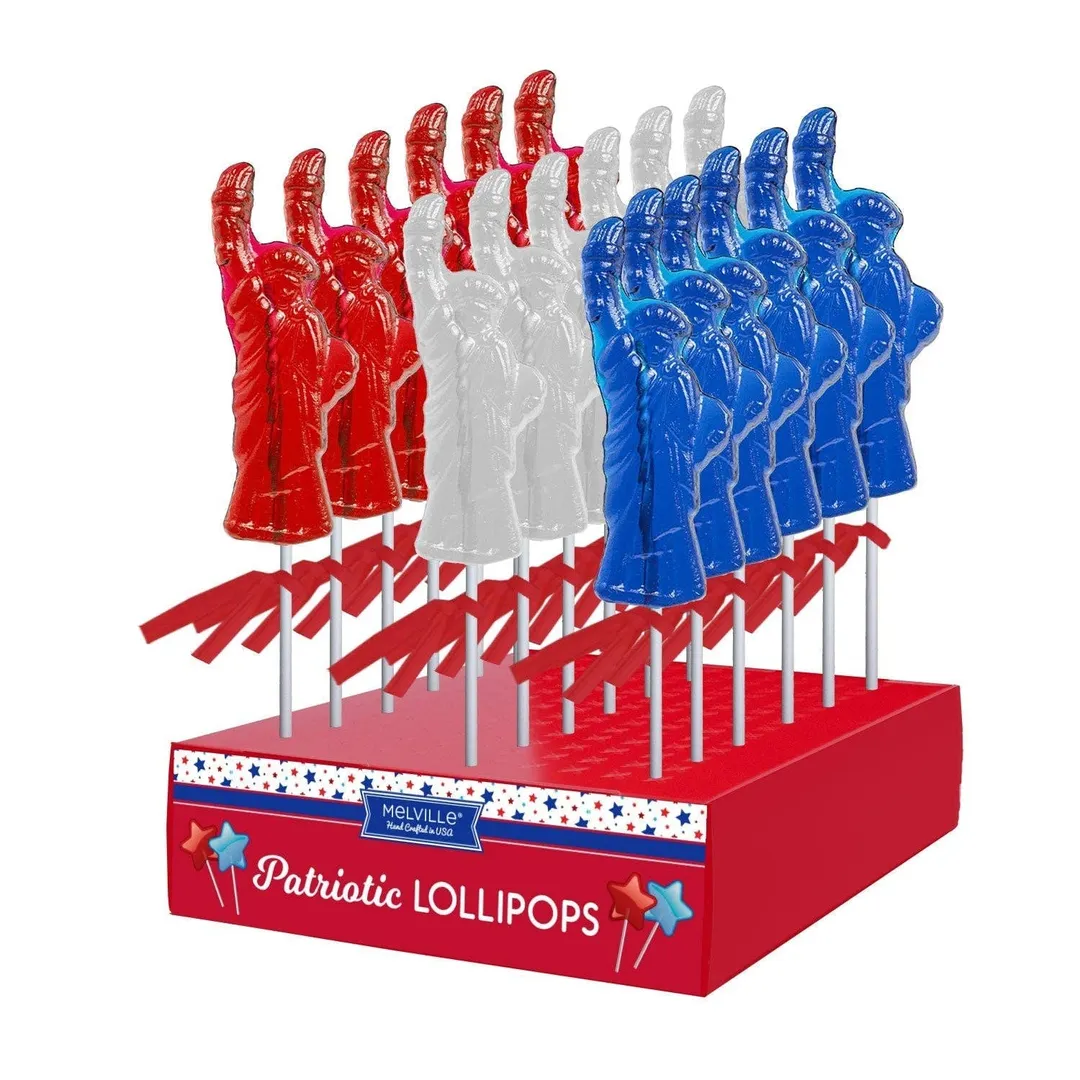 Statue of Liberty Lollipops - Red, White & Blue variant