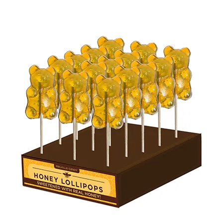 Sugar Bear Honey Lollipops variant