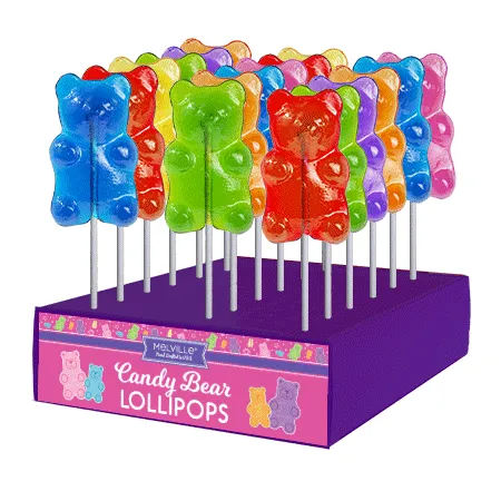 Sugar Bear Lollipops - Assorted variant
