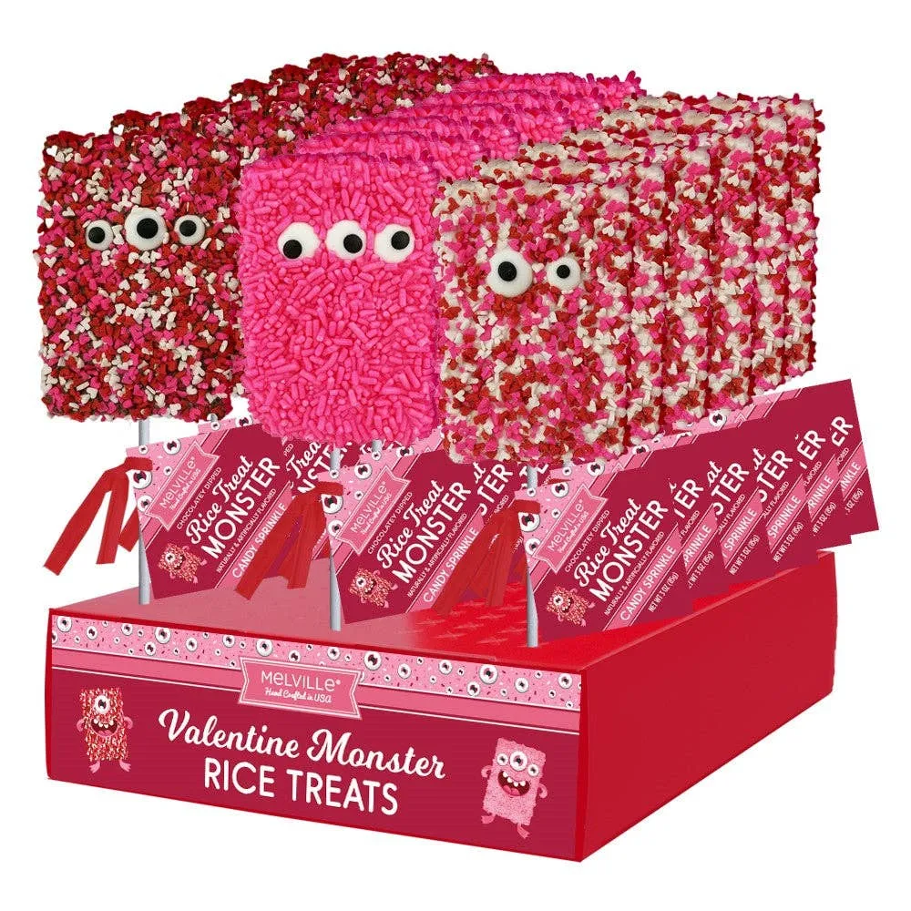 Valentine Monster Sprinkle Rice Treat Pops variant