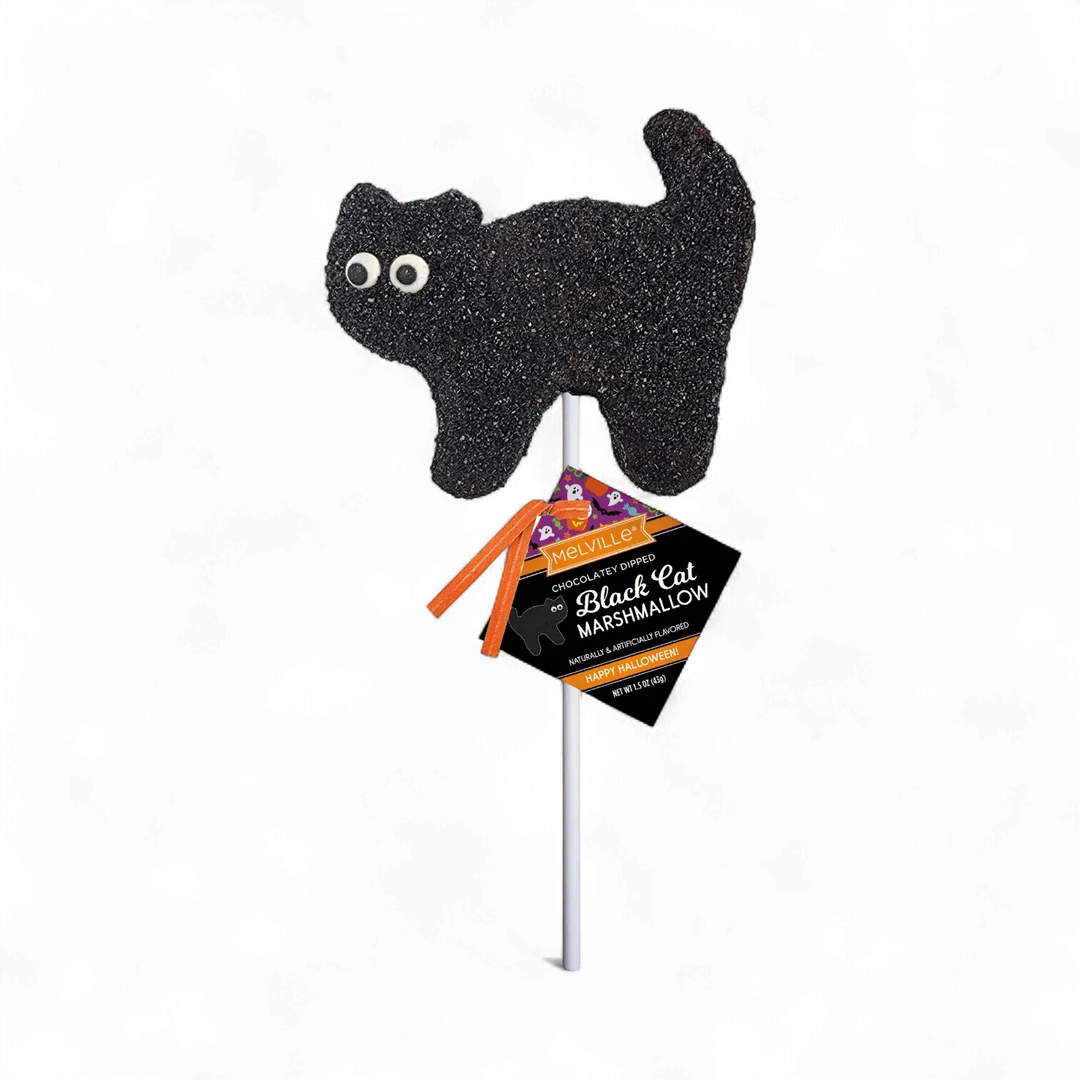 Black Cat Marshmallow Pops